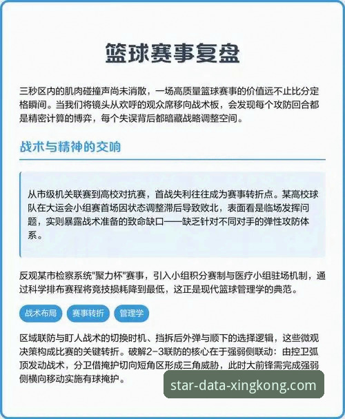 实战复盘：如何利用星空体育平台深度解析骑士对魔术的攻防博弈